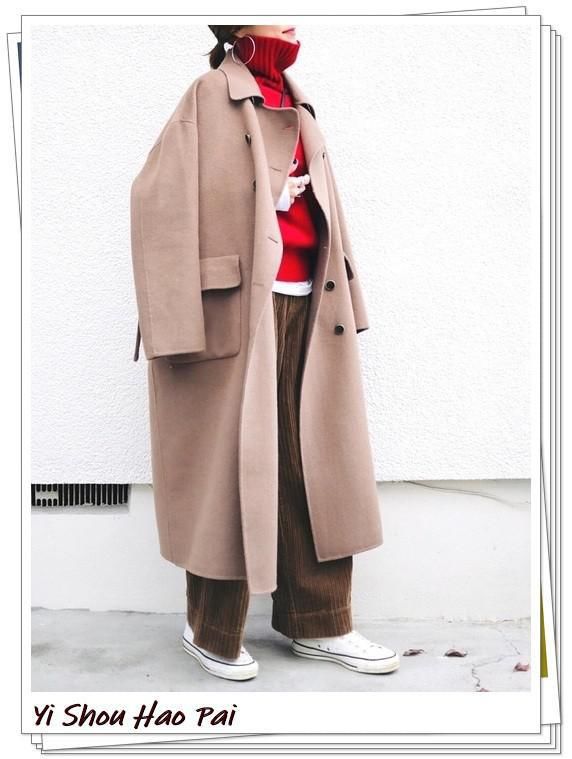 春节要带一点红！红色高领针织衫的20种搭配分享