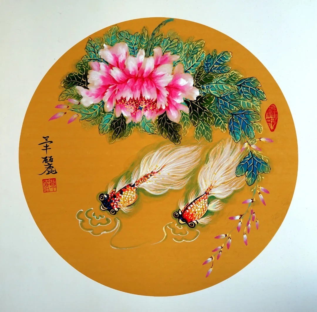 美国世界艺术家协会!艺术家毕丽国画作品赏析