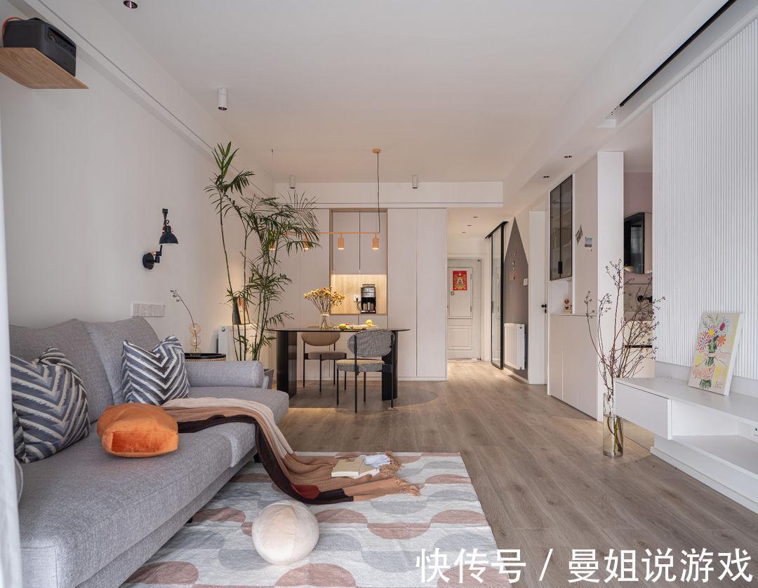 玄关式|夫妻的北欧风两居,迷人色彩营造轻松温馨舒适氛围,小家太美了