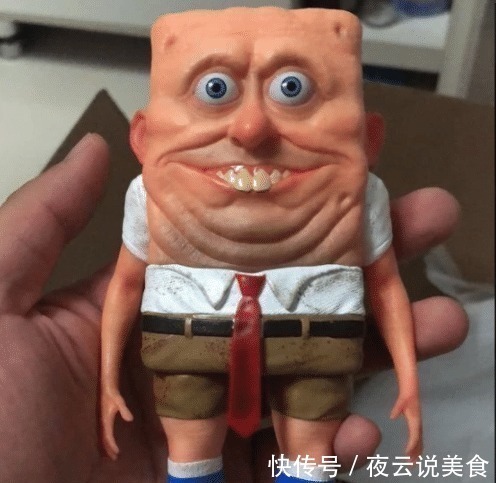 老少皆宜|“毁童年”山寨手办,躲过了葫芦娃和敖丙,却被海绵宝宝所折服!