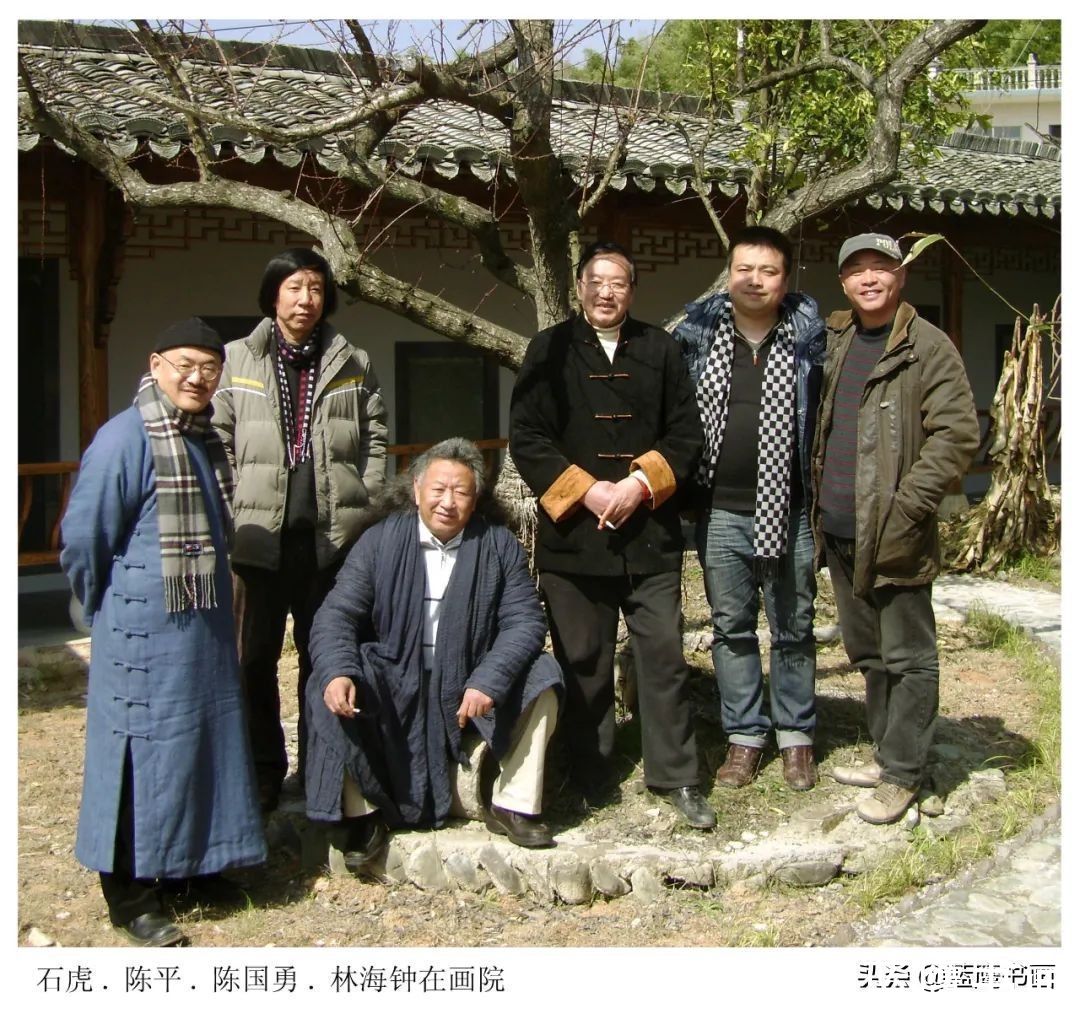 墨拓博古@著名画家杨林与墨拓博古山水画的情缘：意与古会