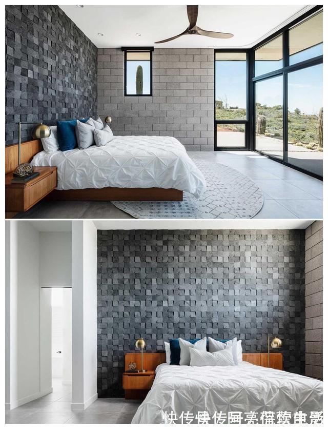 私人|外国佬自建私人别墅,大量混凝土砖设计,谁说别墅就得花几百万