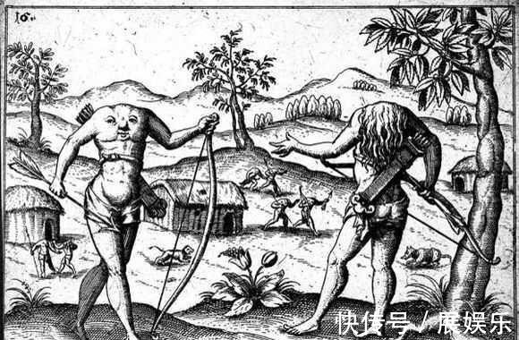 壁画&在外国壁画上竟然发现了刑天 看来山海经是世界地图