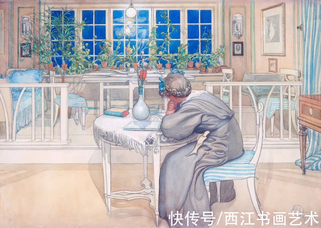 小屋|这精美的水彩插画，没见过就遗憾了