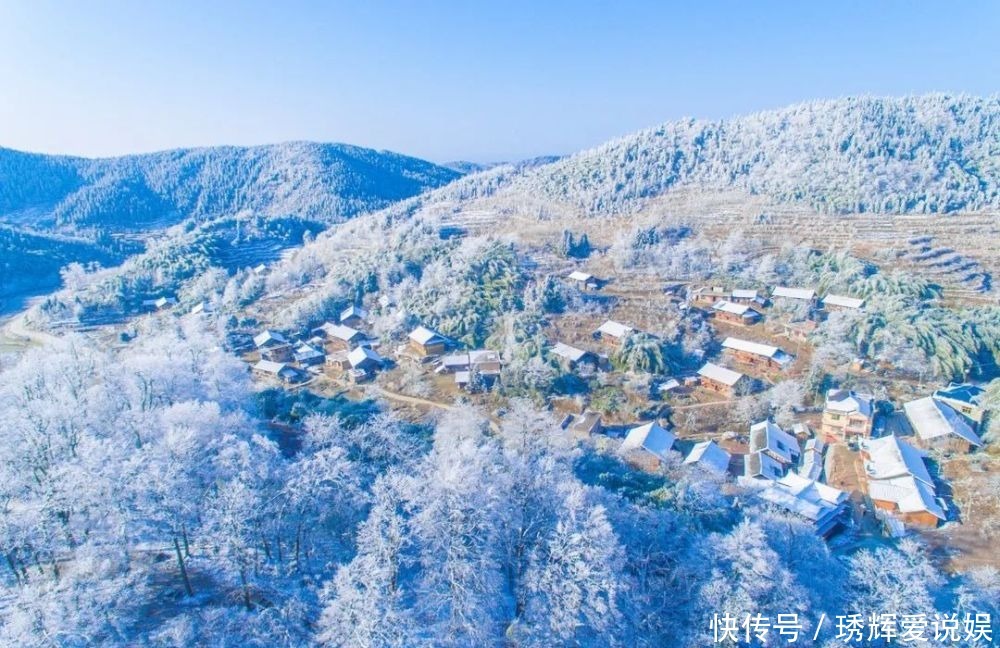 隆回雪峰山大花瑶景区白雪纷飞，银装素裹美醉了！