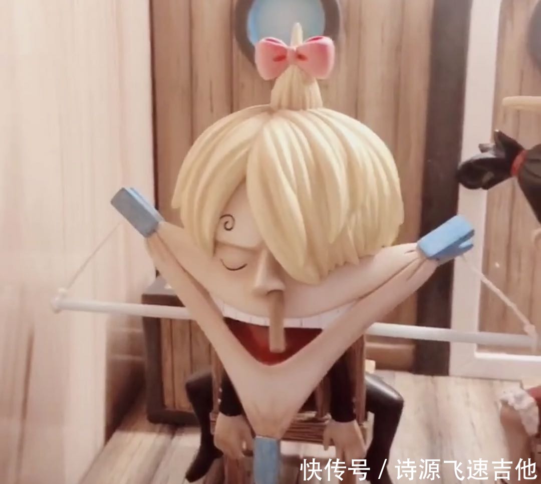 烏索普|海賊王路飛惡搞萌版手辦,被娜美揍那個表情都做出來了