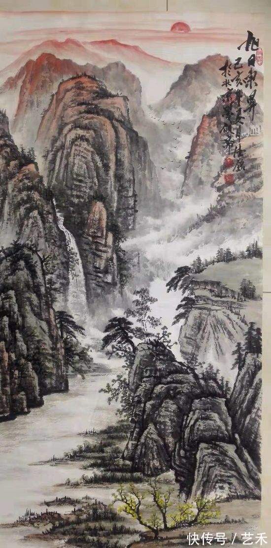 北京奥运!著名画家赵德铭(赵银湖,字雲昇)丨咫尺万里、醉墨淋漓