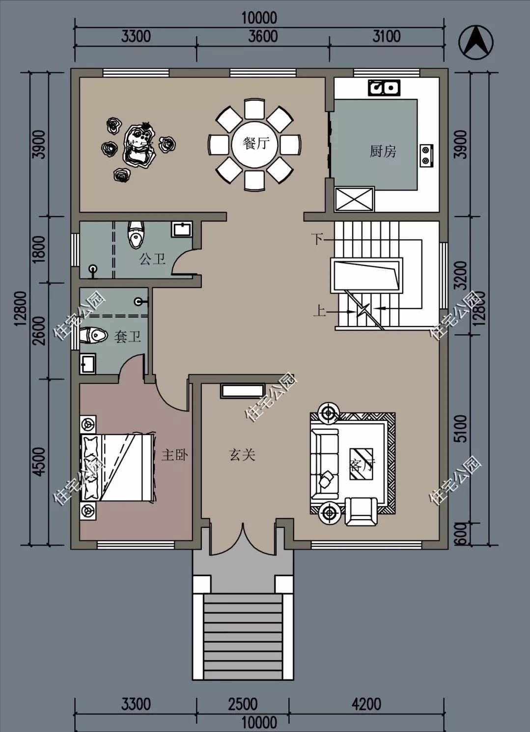 布局|农村盖房就在这10套里选一套,颜值高还实用,尤其第7套特别亮