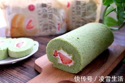 5颗鸡蛋，一把菠菜，就可以吃到又嫩又润的戚风蛋糕，总吃也不够