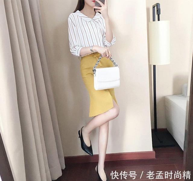 不要再穿没有特色的裙子,今年流行穿减龄显瘦的套装,好看又洋气
