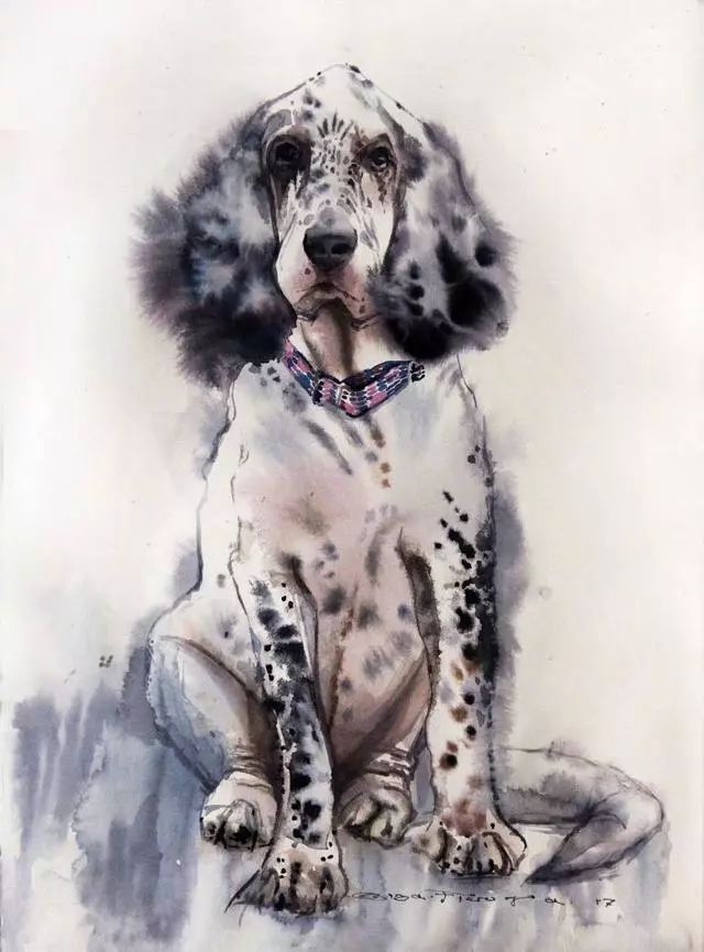 艺术家&俄罗斯艺术家画的大公鸡、猫咪、狗，神态逼真颇具中国国画意味