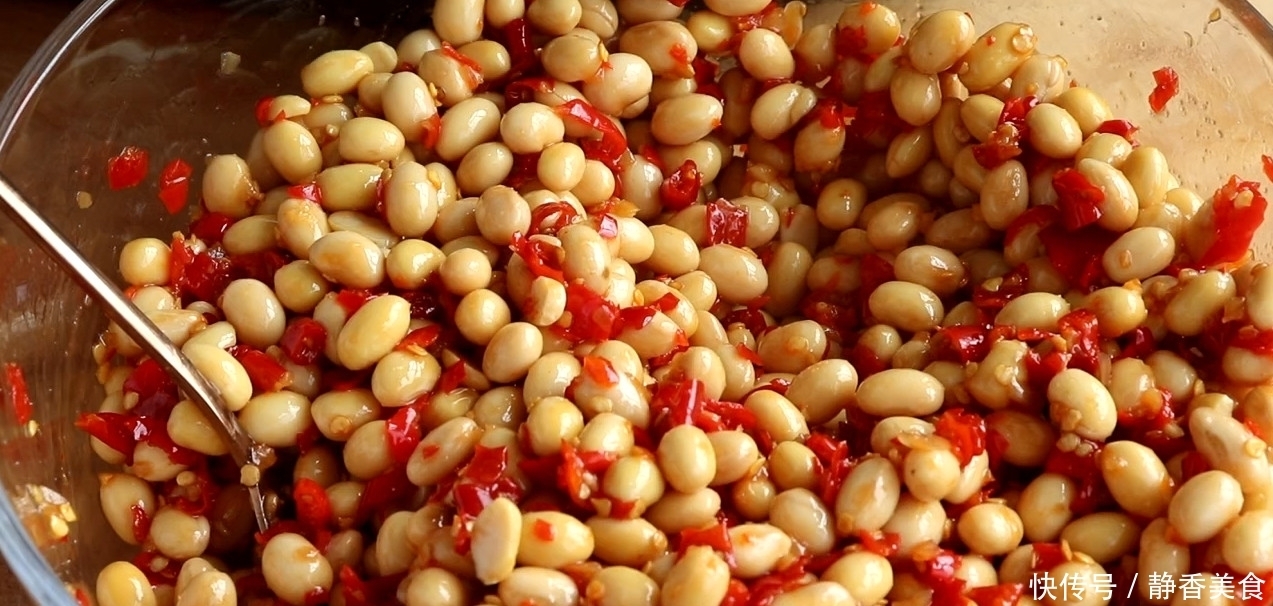 黄豆别再打豆浆了,教你一个更营养的做法,香辣开胃下饭,超好吃