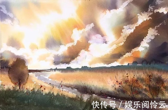 屏保$充满仙气的水彩画，每一张都可以用来做屏保！