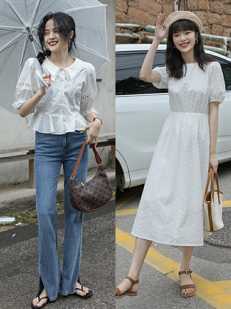 夏季|夏季穿搭有讲究,这些清爽干净的穿搭值得借鉴,温柔减龄又有气质