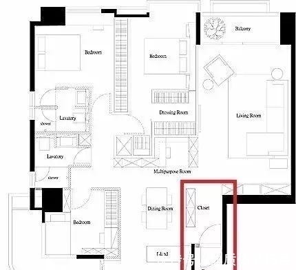 玄关|入户见厅的户型,玄关就该这样设计,不占地方又显得整齐,挺实用!