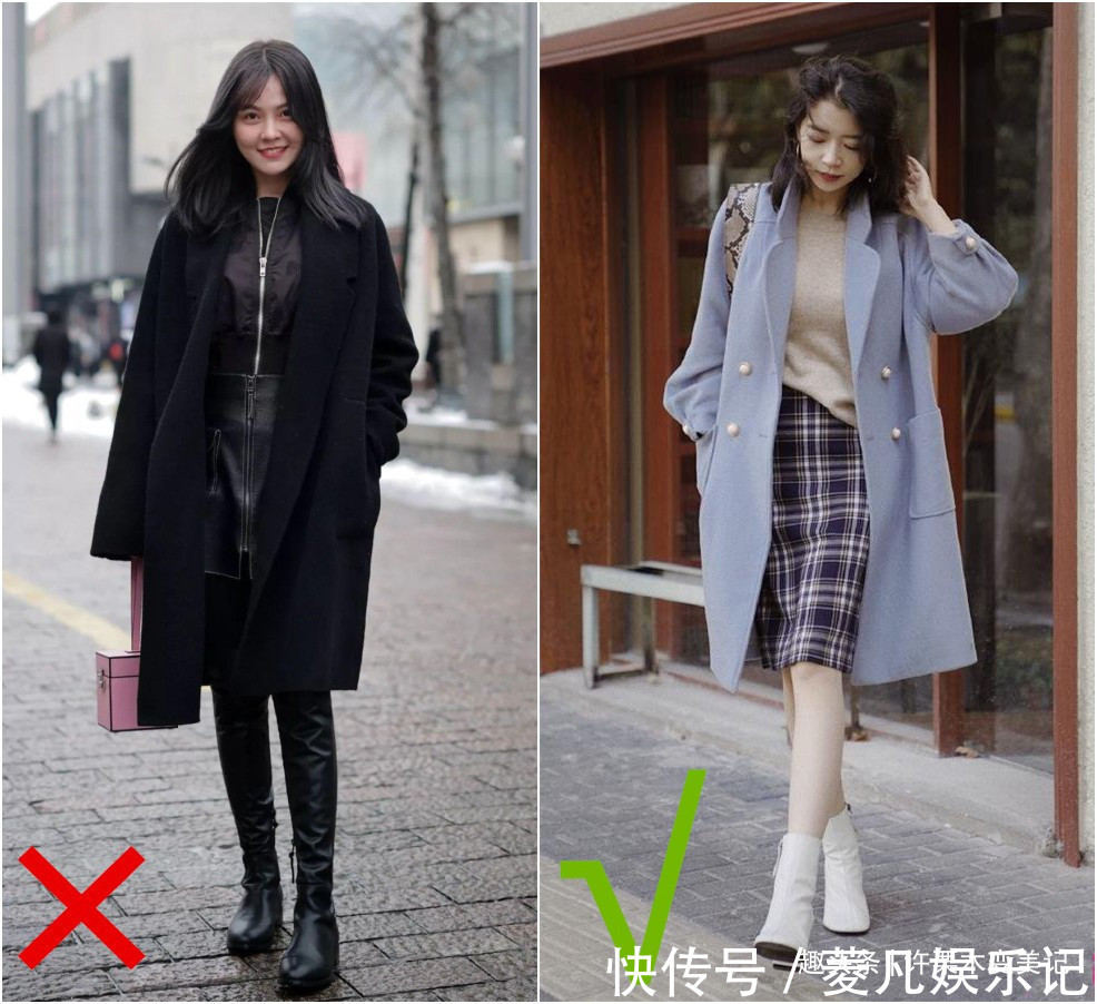 矮个子 大衣+短裙、羽绒服+九分裤,才是矮个子的正确穿搭,谁先穿谁美