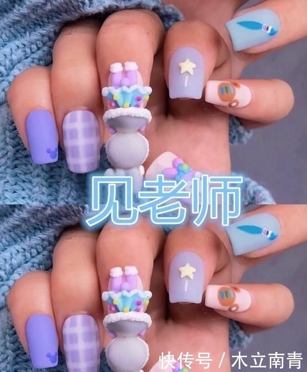 同是女生“涂美甲”,见妈妈VS见前任,看到见老