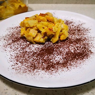 冰淇淋|焗烤苹果佐香草冰淇淋