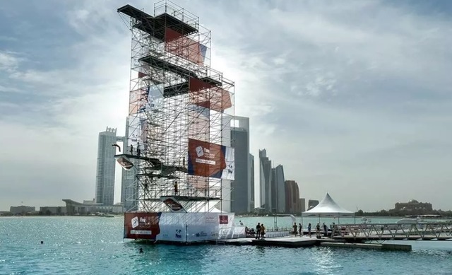 中国跳水队|这么恐怖?全红婵比赛场地曝光,水池是大海,高台跳塔,时间确定