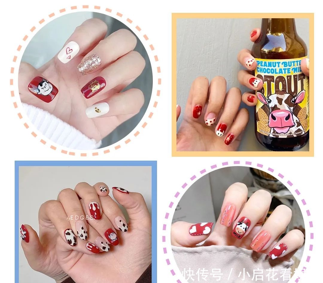 几十款新年美甲!好看时尚又开运!