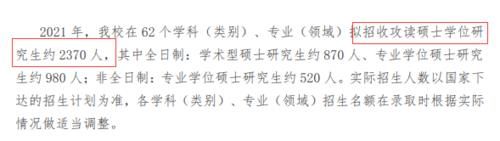 报考|21考研211院校报考人数对比，最高3.7万，最低不足零头