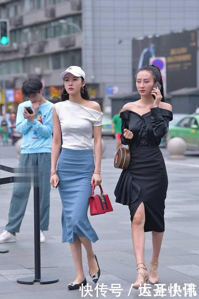 美女街拍成熟御姐范的姑娘,也可以穿出青春活力