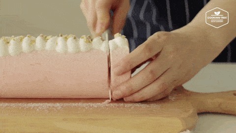 韩国|韩国一夜爆红最美奶油卷超抢镜,粉桃奶油必须get