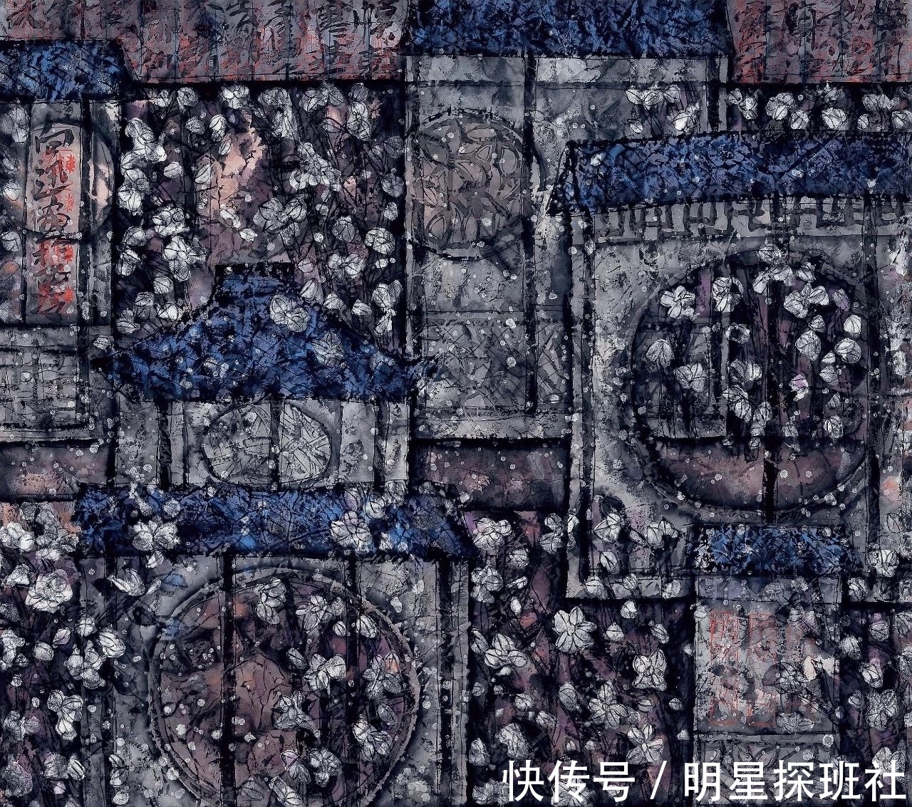 绘画作品|「津门网」陈向迅的绘画作品色彩丰富笔墨厚重,更偏向于装饰绘画