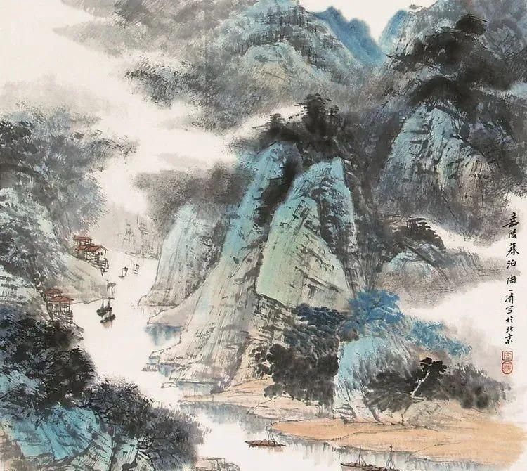  清清|这清清淡淡的山水，太养眼了，让你看一眼就爱上！