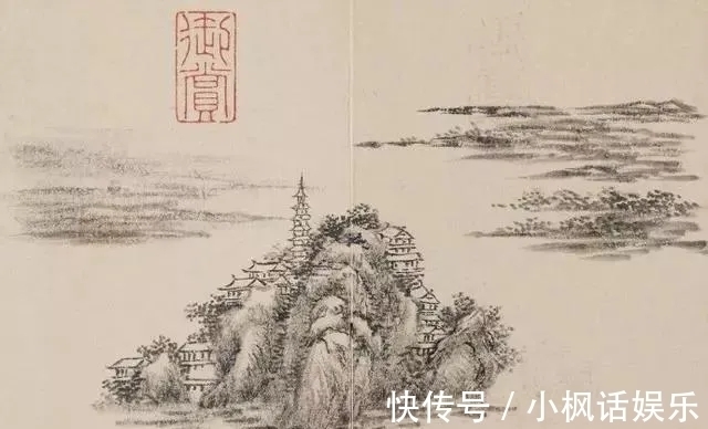 董邦达$一个拿皇家俸禄的画家|董邦达小品山水画