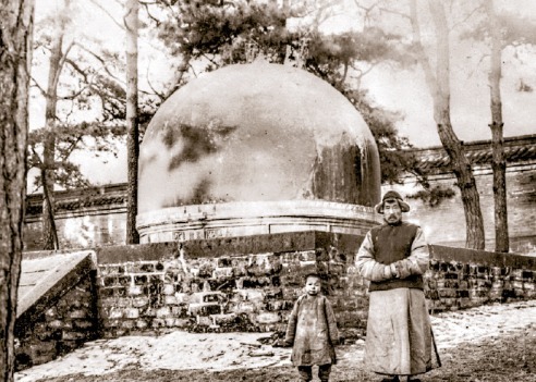 道光年间$僧格林沁墓早就消失,再想复建已经不可能,可是却留下珍贵老照片