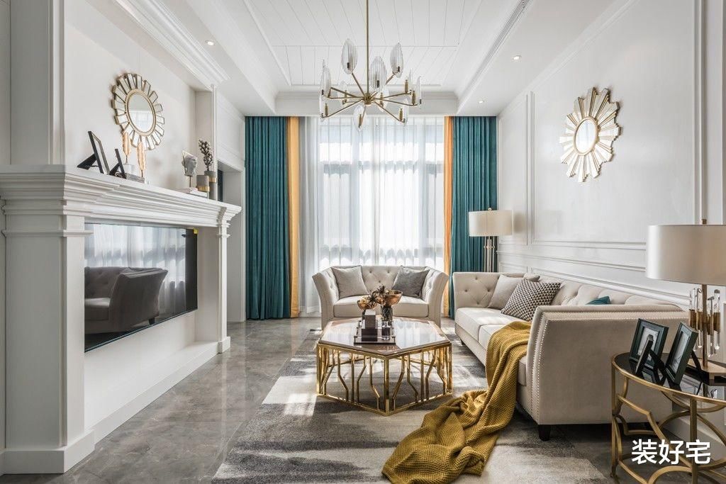 王文琦|256平的别墅装修，家具简洁款式新颖，恰到好处的精致很完美
