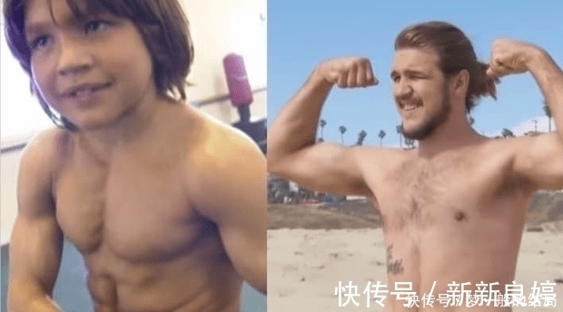 小子|世界上最强壮男孩,每天600个俯卧撑,长大后肌肉男变成胖小子