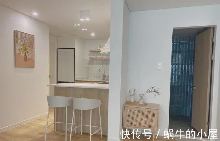 阳台上|晒她82平小户型,厨房修改了5次,卧室却一稿即过!太好看了