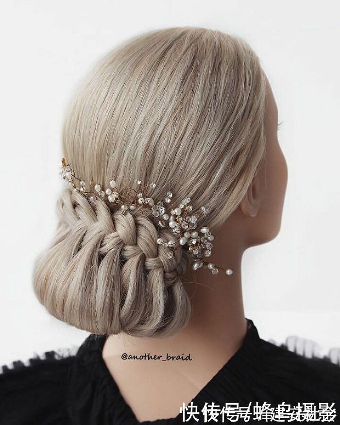 发型 65张编发照片,这哪是编头发分明是画画,图3这发型一次要半天