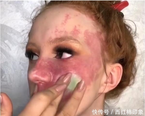半张脸都是胎记,化妆后却美到惊艳网友化妆师太厉害了