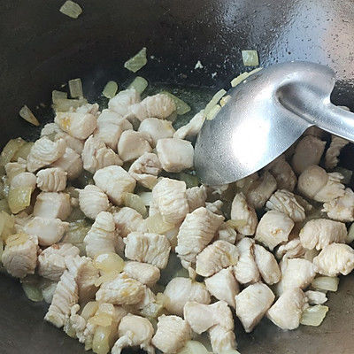 咖喱鸡肉芝士焗饭