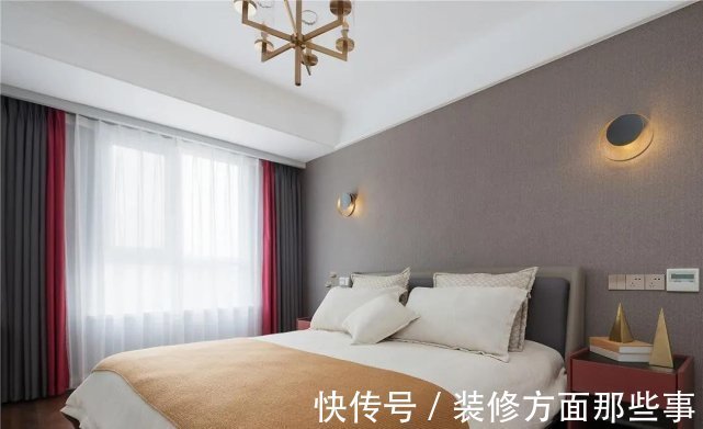 轻奢|110 ㎡美式轻奢风格装修,色彩与空间布局相协调