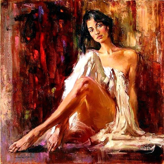 布良斯克!俄罗斯艺术家安德鲁阿特罗申科拉丁风情画