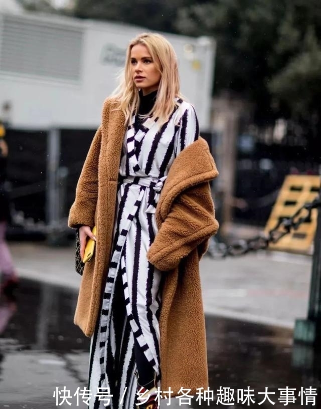 保暖|比大衣保暖,比皮草环保,“羊羔毛外套”才是今冬真爱,时尚保暖