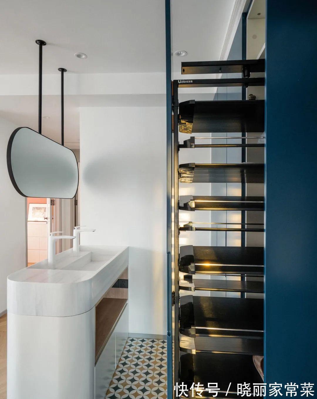 通顶柜|73㎡简约风小户型,餐厅设计在阳台,太有情调了!爱了爱了