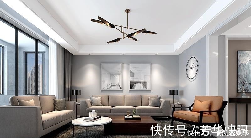 现代家具|花了半年完工,全屋很漂亮,电视墙特别上档次,客人进门就夸赞!