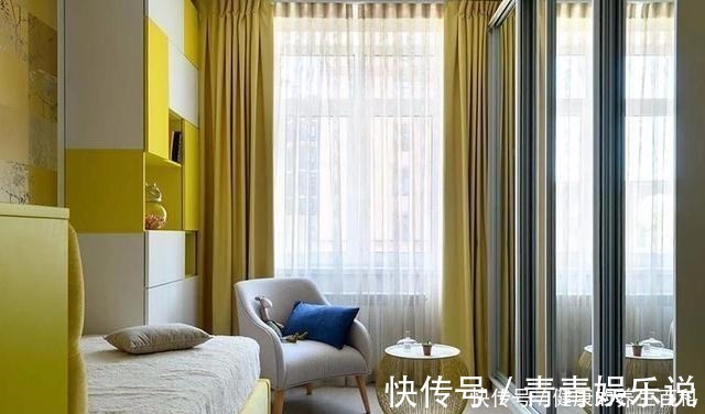 玄关|父女俩同住48㎡公寓,坚持“去客厅化”设计,全屋配色温馨舒适!
