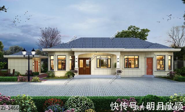 农村|10套农村一层养老房,有院子有火炕,15万的造价盖哪套都不亏