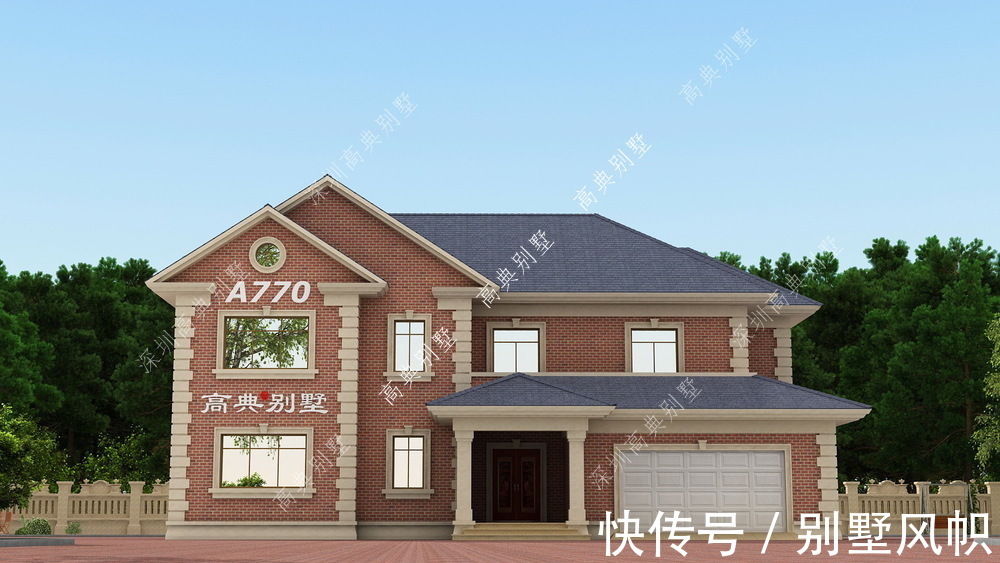 两层|美式两层别墅,外观简单,又有时尚感