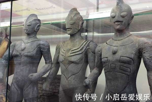 奥特曼|和迪迦石像一起出现的另外两个奥特曼石像你都知道是谁吗?
