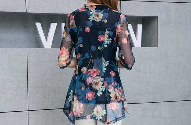 雪纺 适合三四十岁女人穿的雪纺衫,精致甜美,好看又遮肉