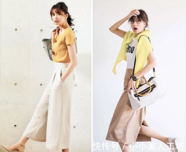 左图 美不美、看配色,简单的“三色”搭配法,让你穿衣更高级