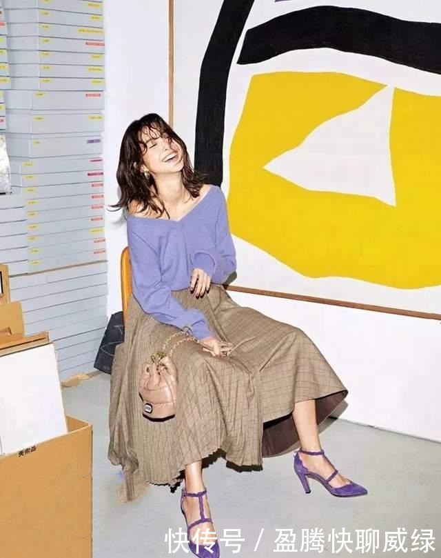 上身效果|秋天穿毛衣,学学日本杂志这样来搭,温柔大方又高级,太气质了