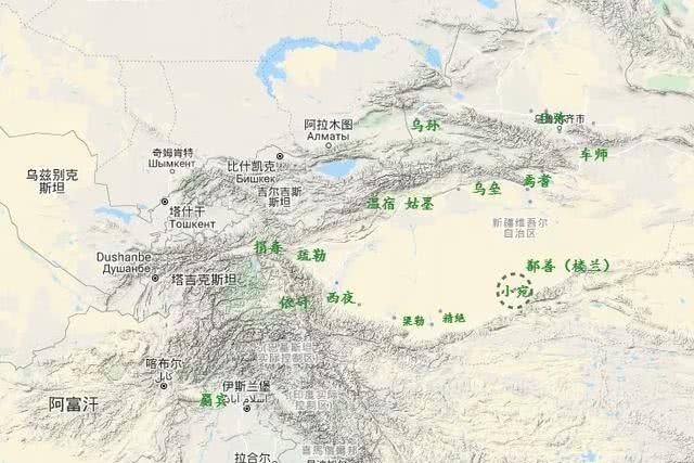 西域|西域三十六国，你能读对几个？